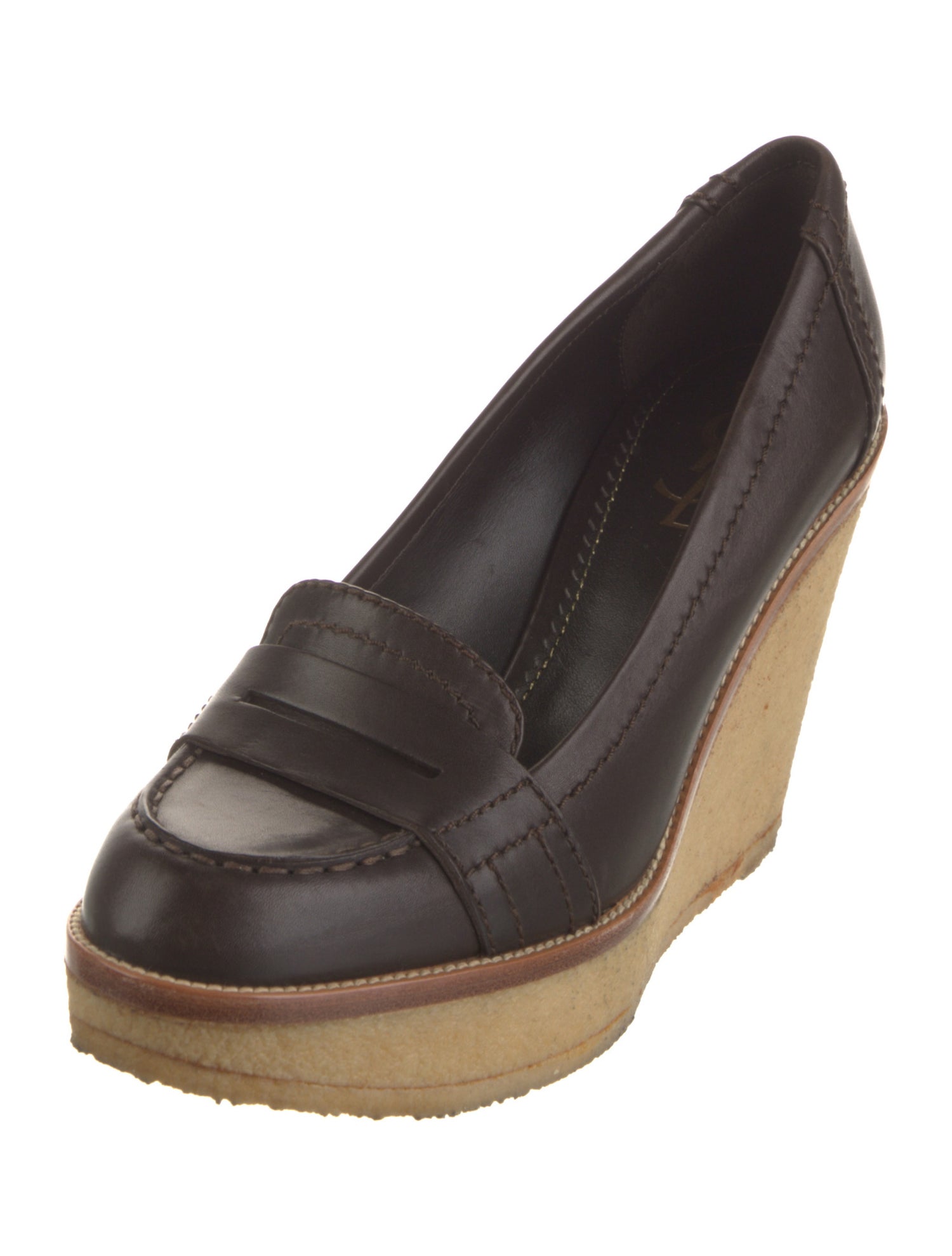 Yves Saint Laurent Rive Gauche Vintage Leather Pumps