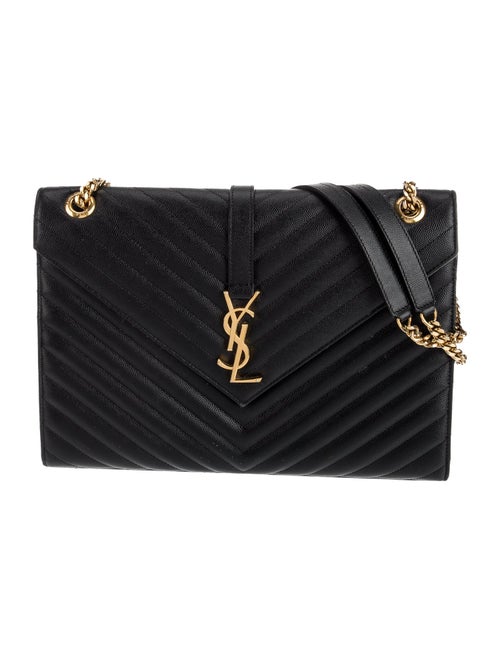Saint Laurent Chevron Envelope Large