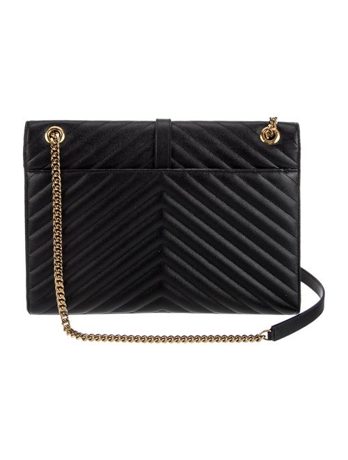 Saint Laurent Chevron Envelope Large