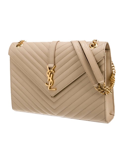 Saint Laurent Quilted Flap Pouch Medium