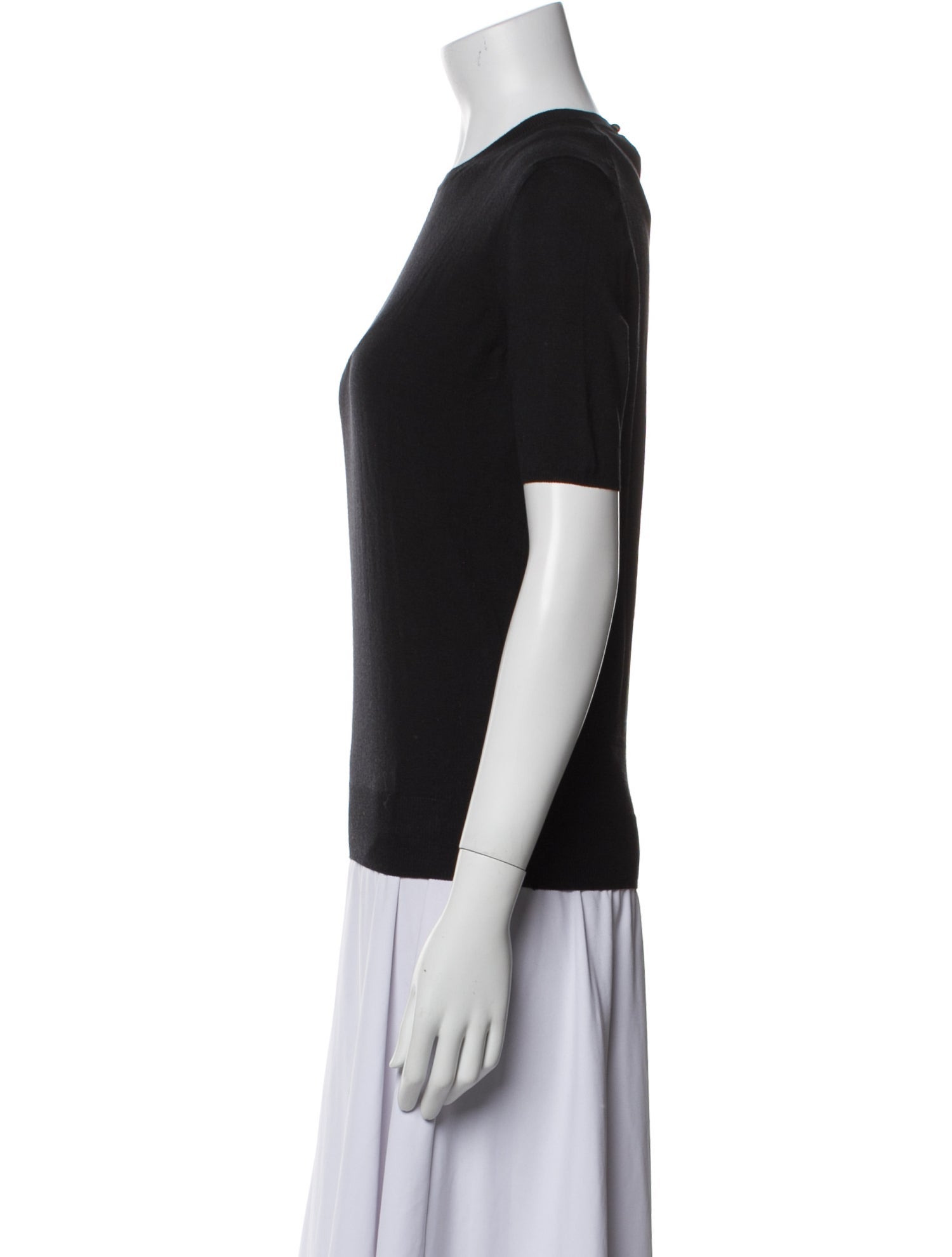 Yves Saint Laurent Wool Crew Neck Sweater