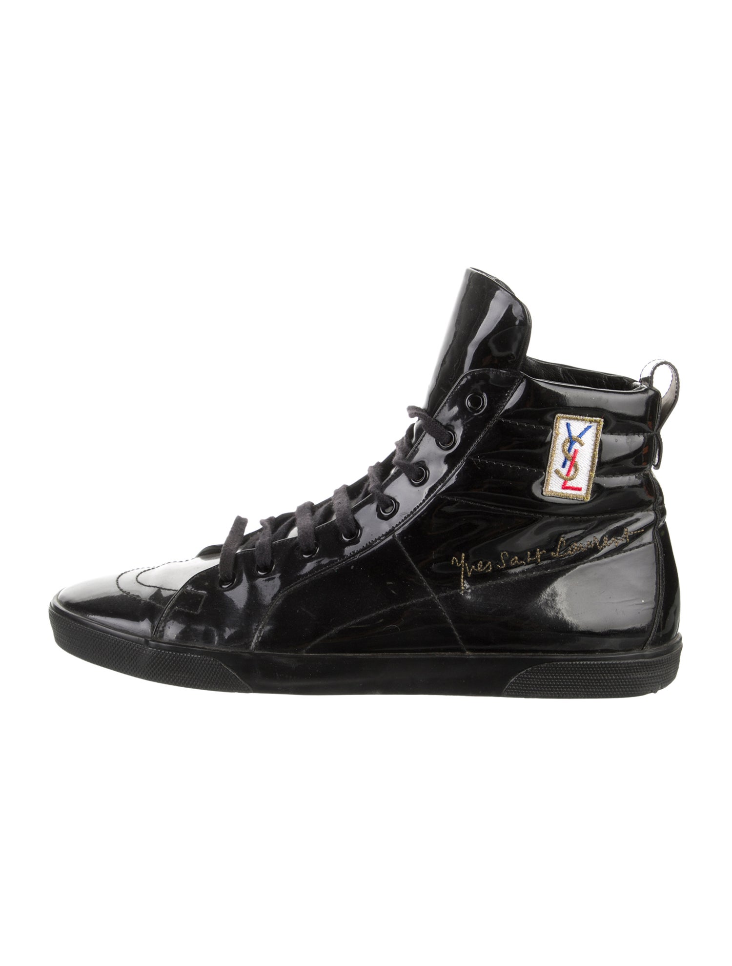 Yves Saint Laurent Vintage Patent Leather Sneakers