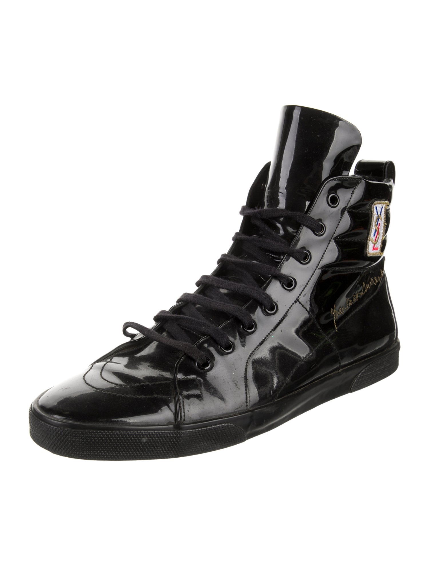Yves Saint Laurent Vintage Patent Leather Sneakers