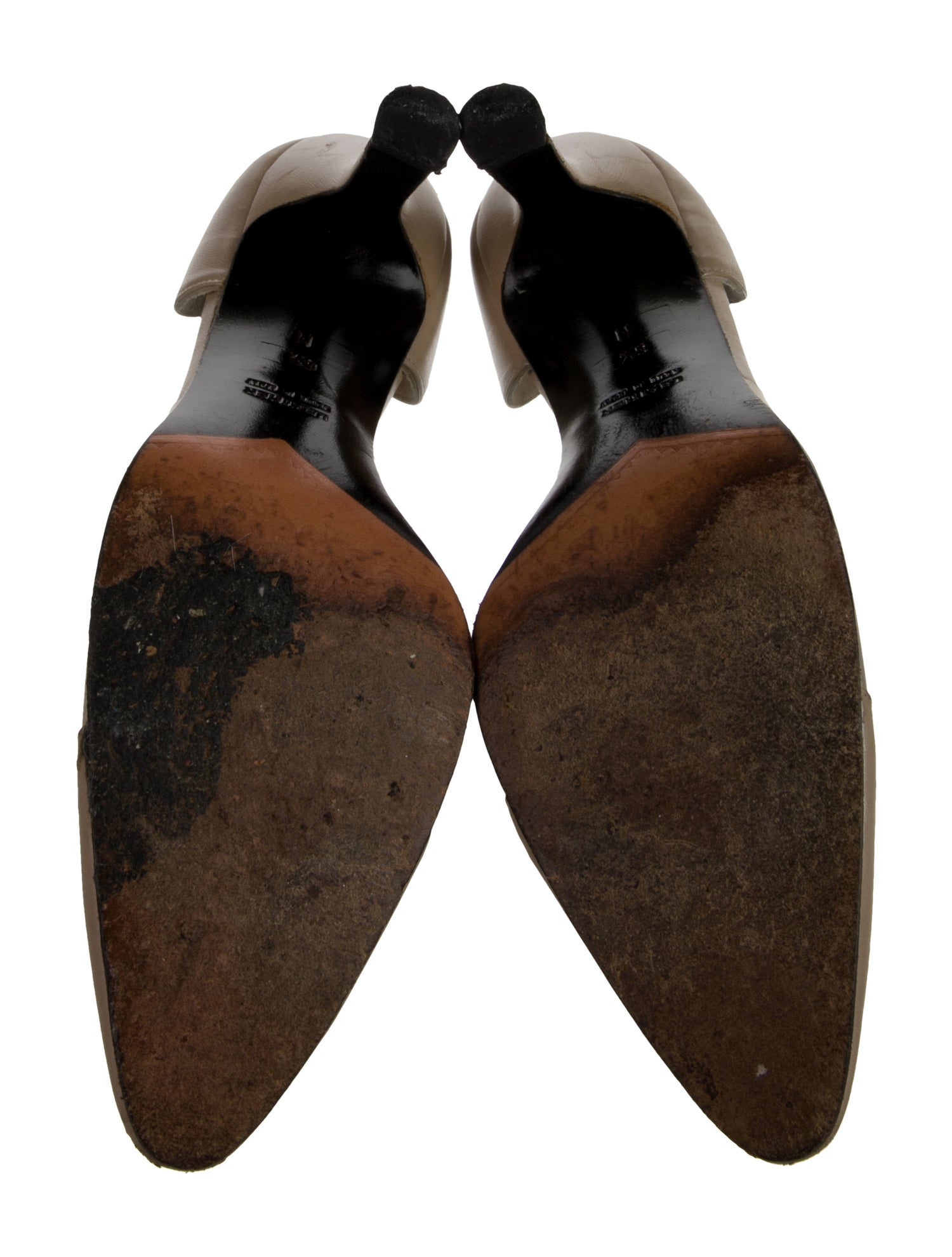 Yves Saint Laurent Leather D'Orsay Pumps