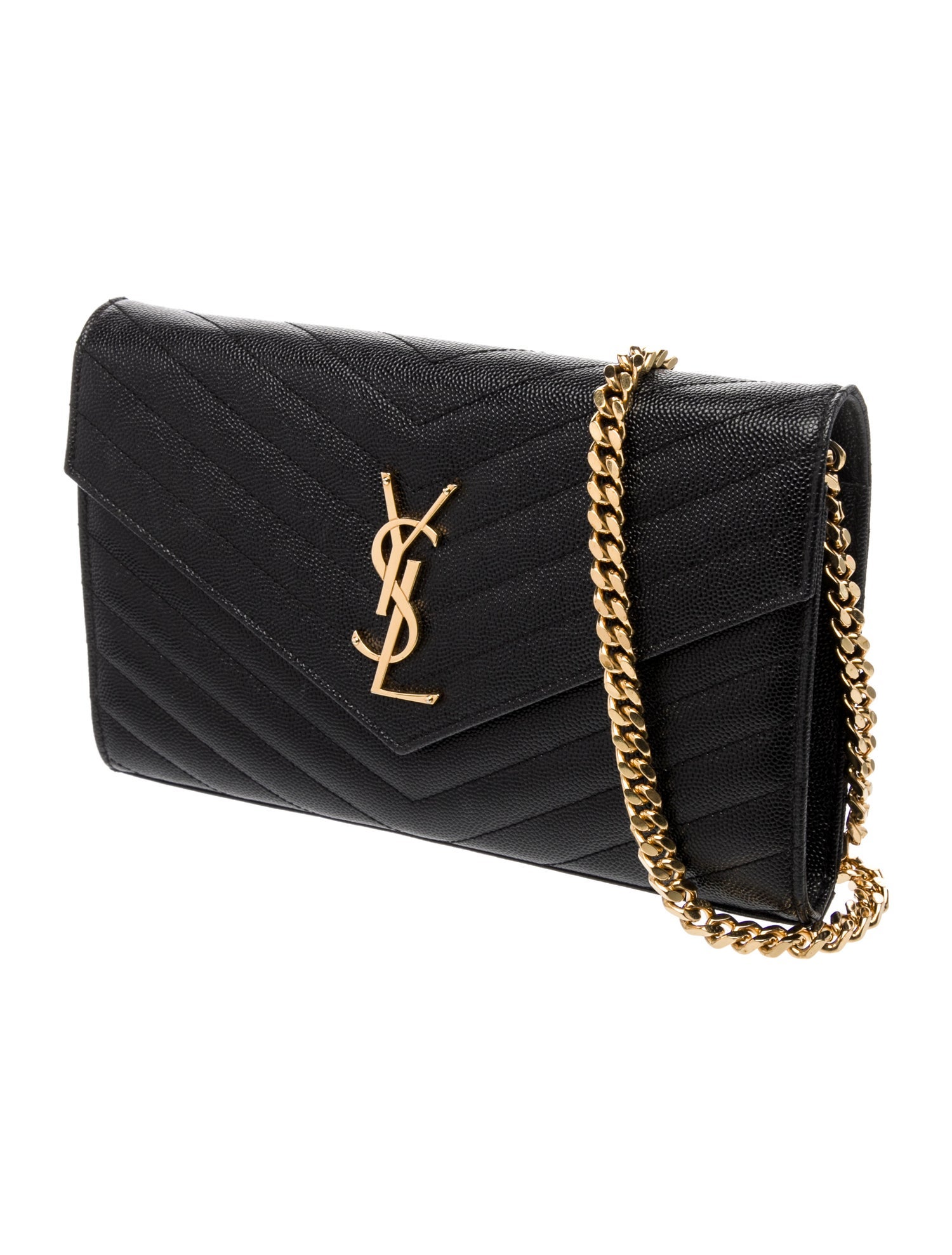 Saint Laurent Quilted Clutch