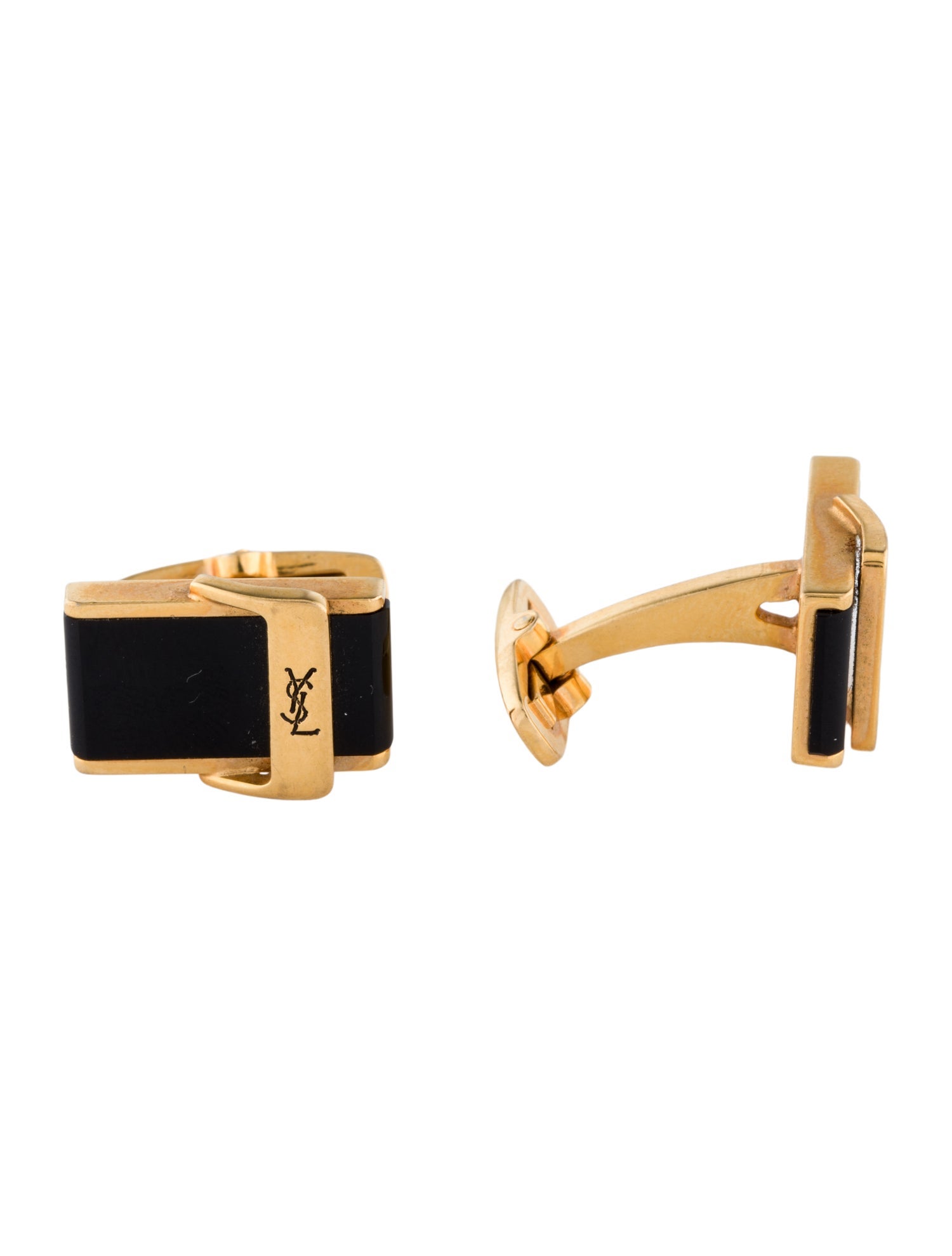Yves Saint Laurent Enamel Cufflinks