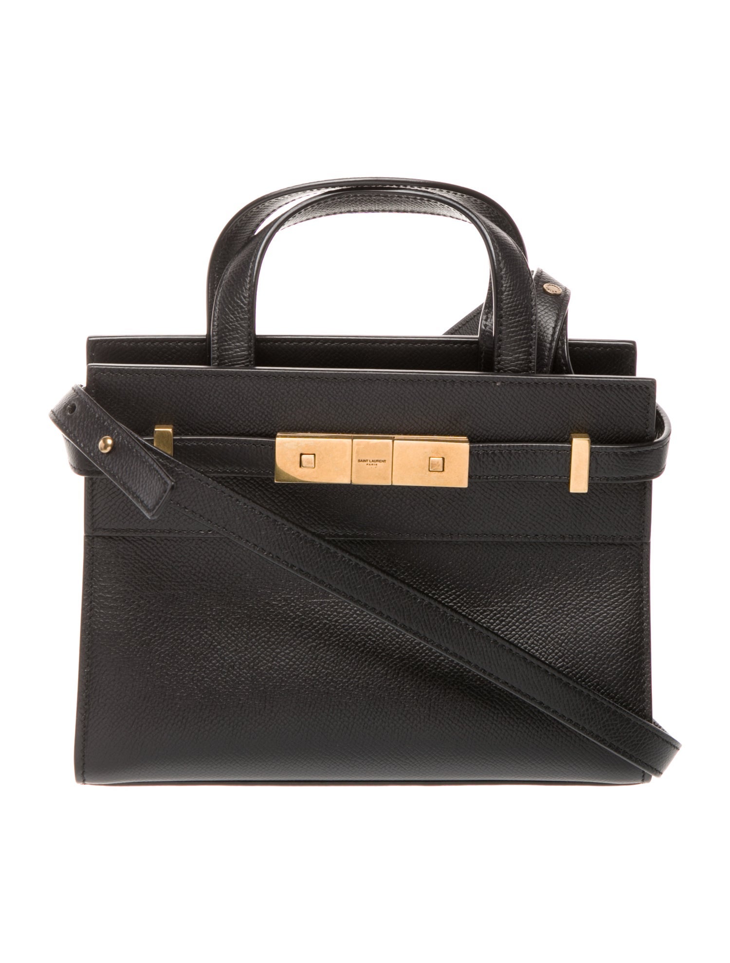 Saint Laurent Leather Manhattan Mini