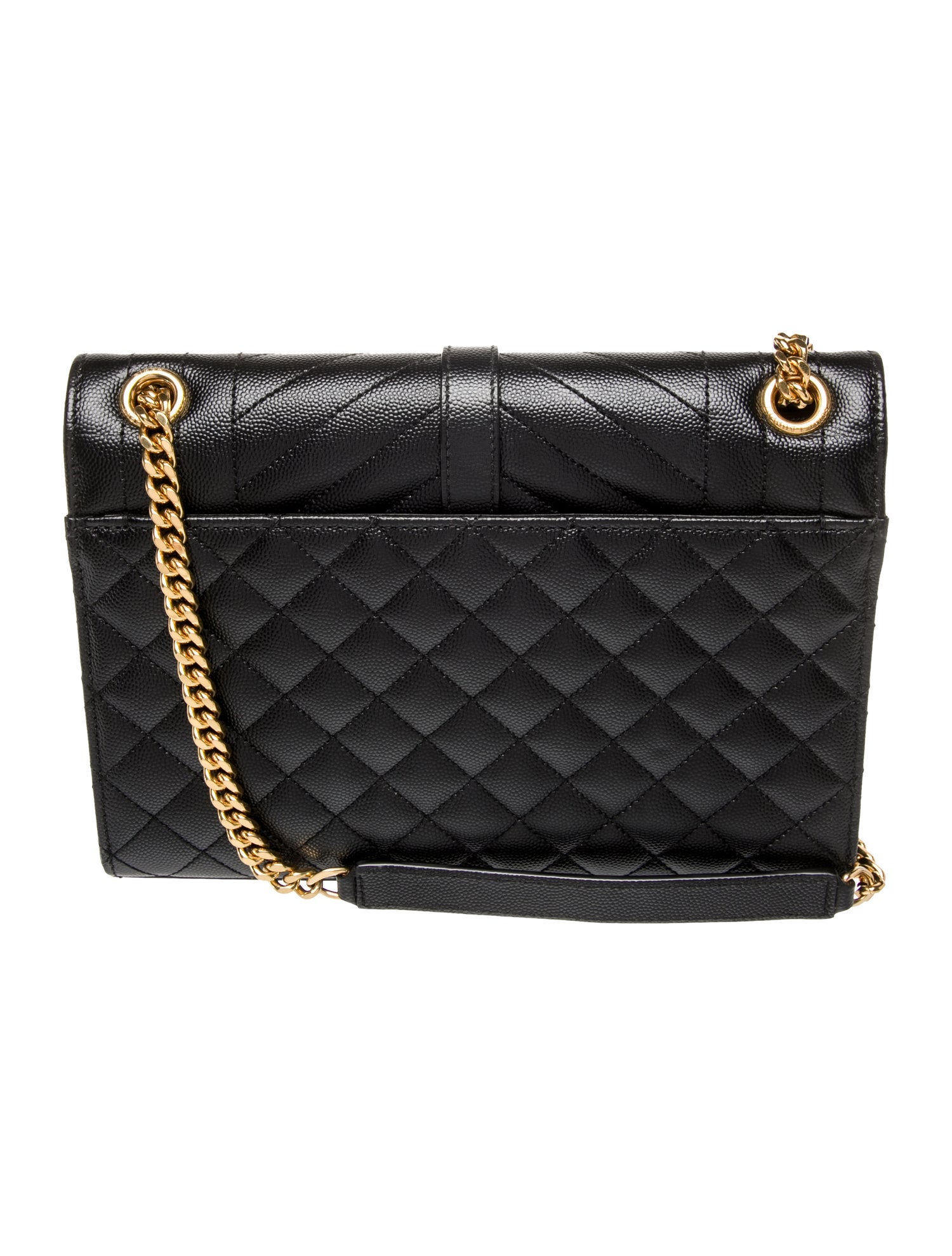 Saint Laurent Leather Envelope Medium