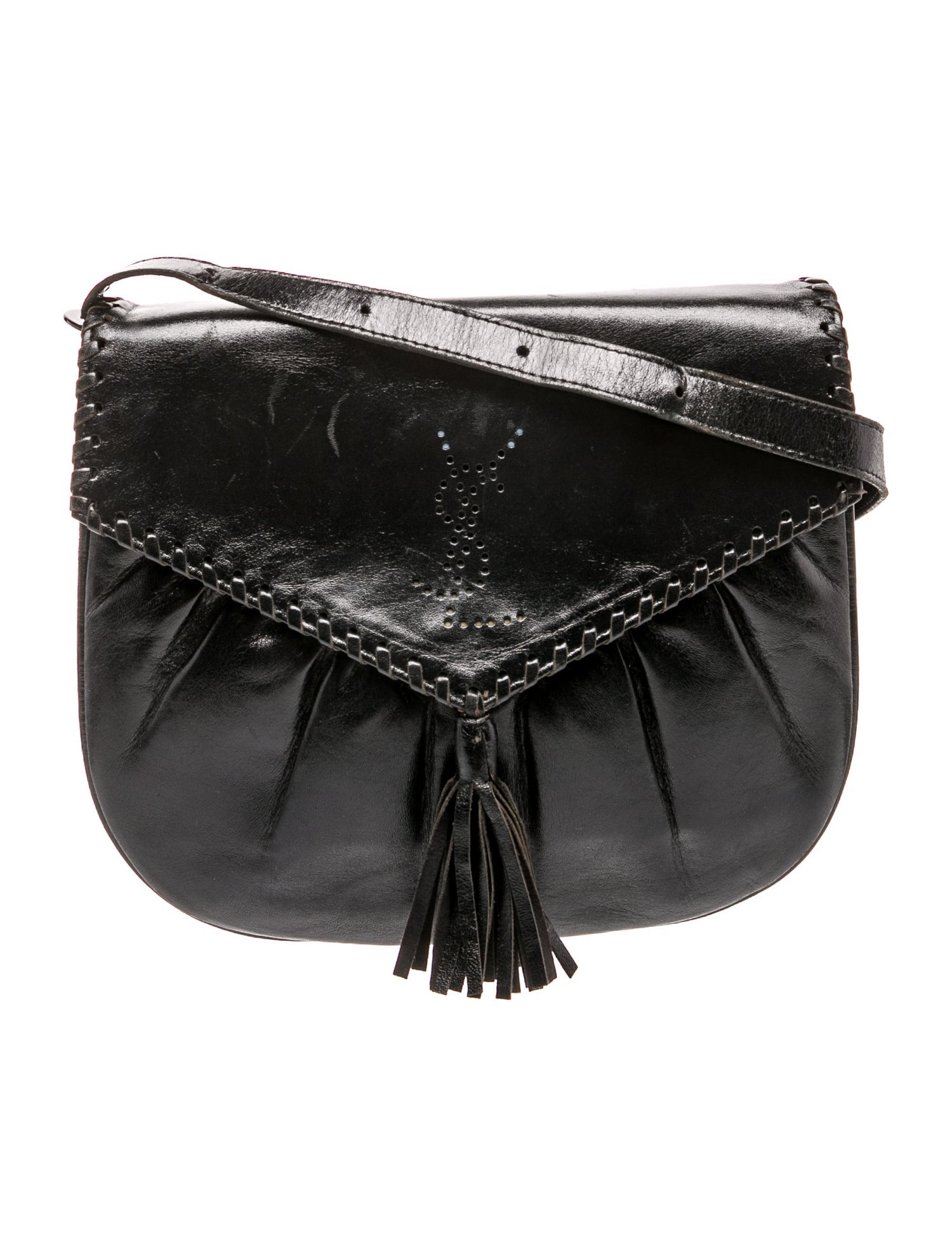 Yves Saint Laurent Leather Shoulder Bag Vintage