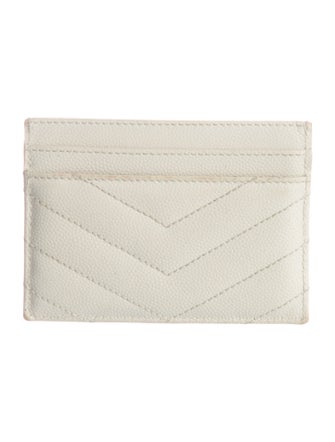 Yves Saint Laurent Leather Card Holder