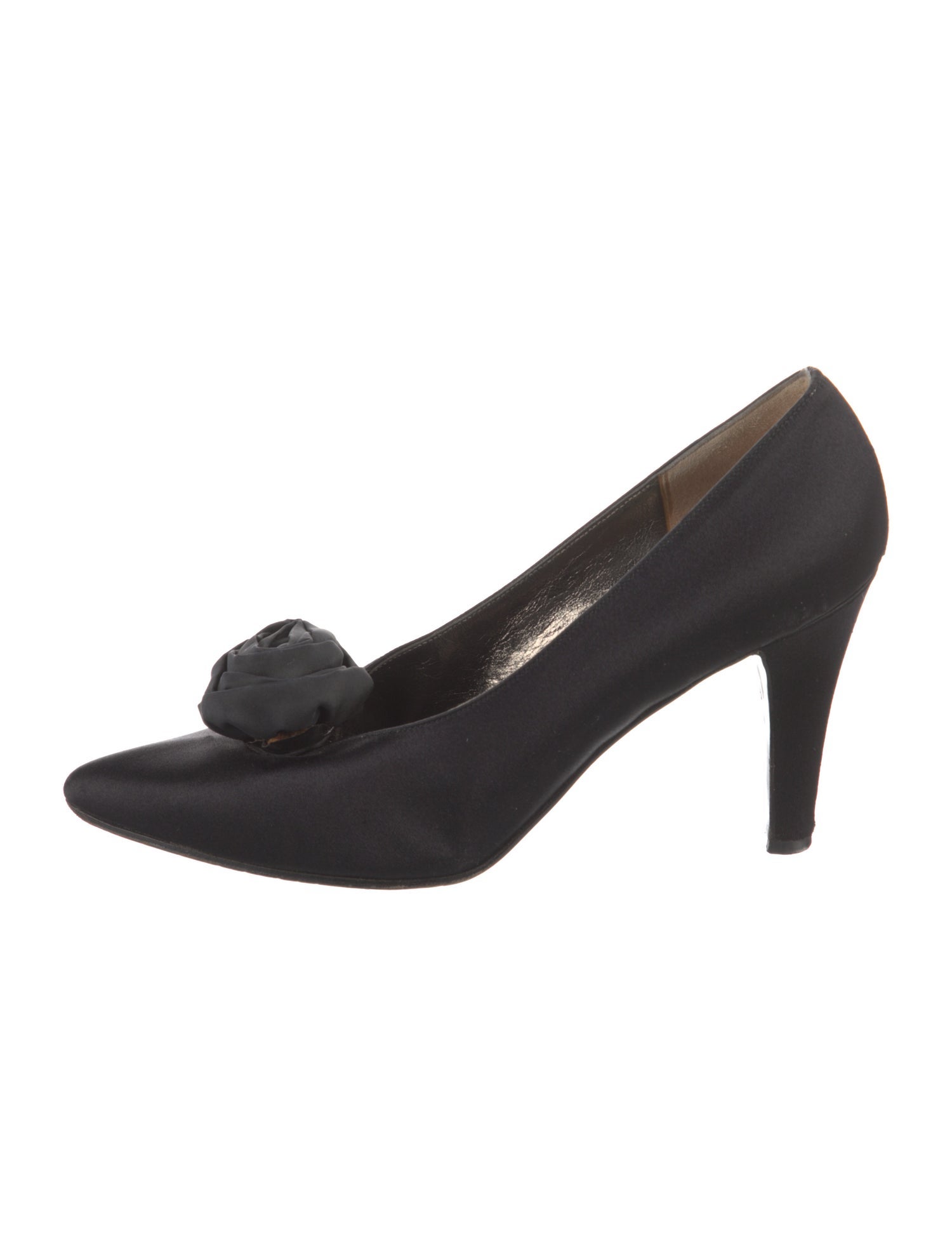 Yves Saint Laurent Vintage Satin Pumps