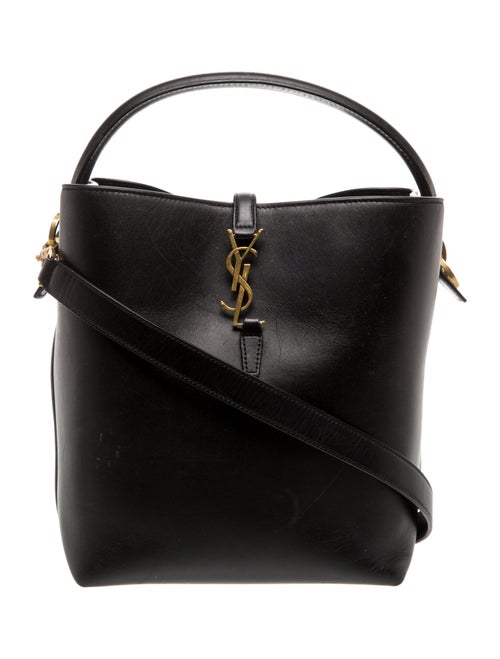 Saint Laurent Leather Le 37 Bucket Small