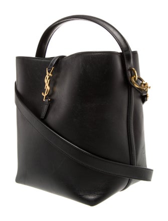 Saint Laurent Leather Le 37 Bucket Small