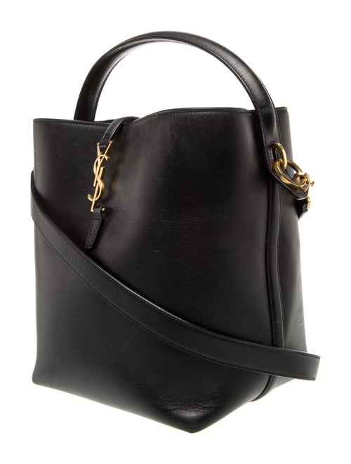 Saint Laurent Leather Le 37 Bucket Small
