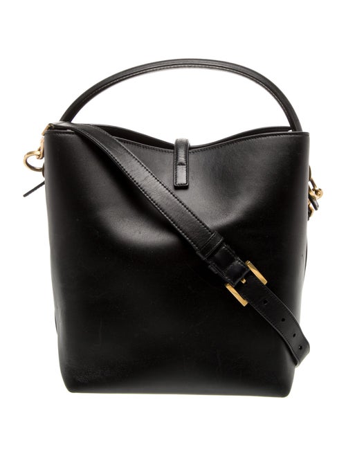 Saint Laurent Leather Le 37 Bucket Small