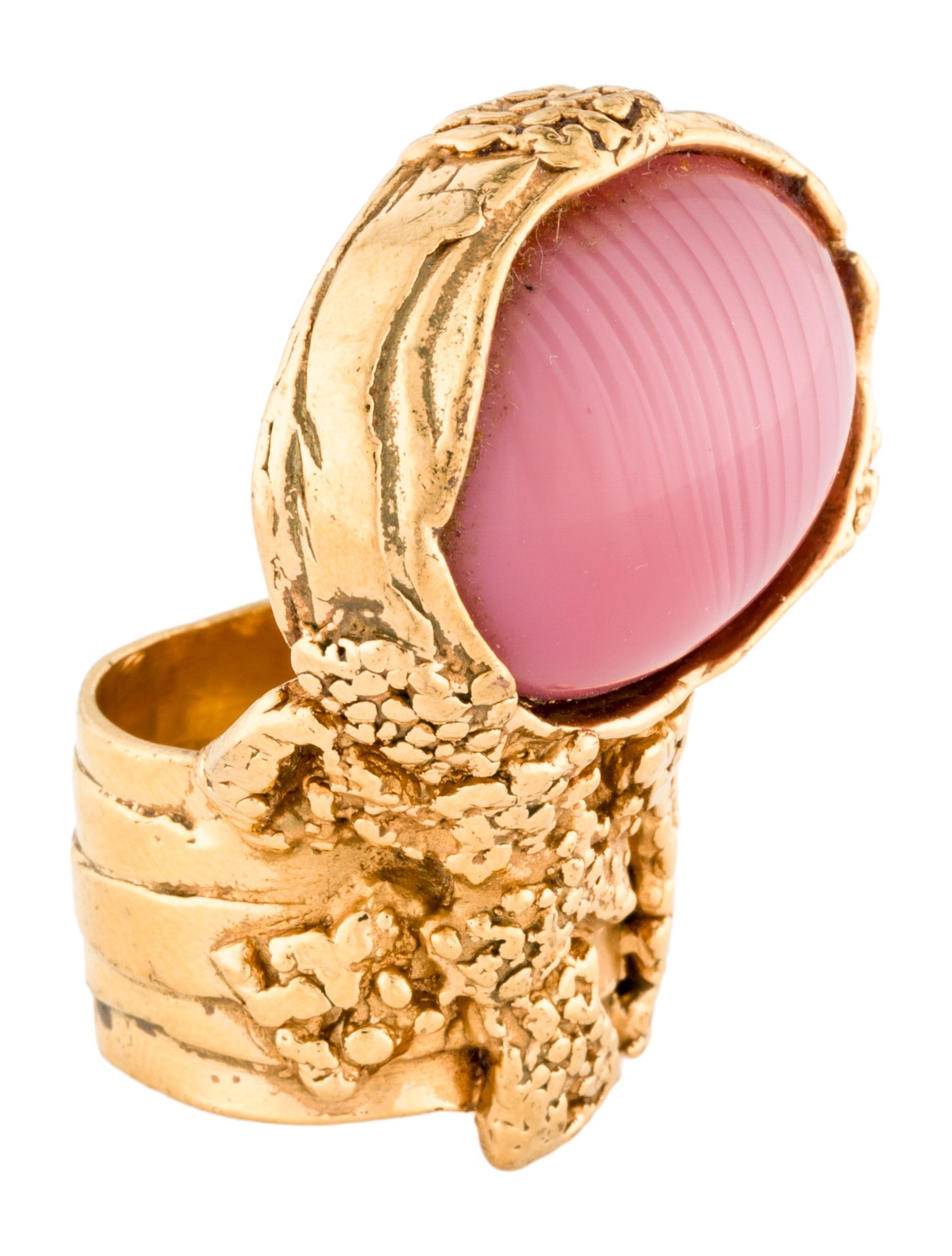 Yves Saint Laurent Resin Arty Cocktail Ring