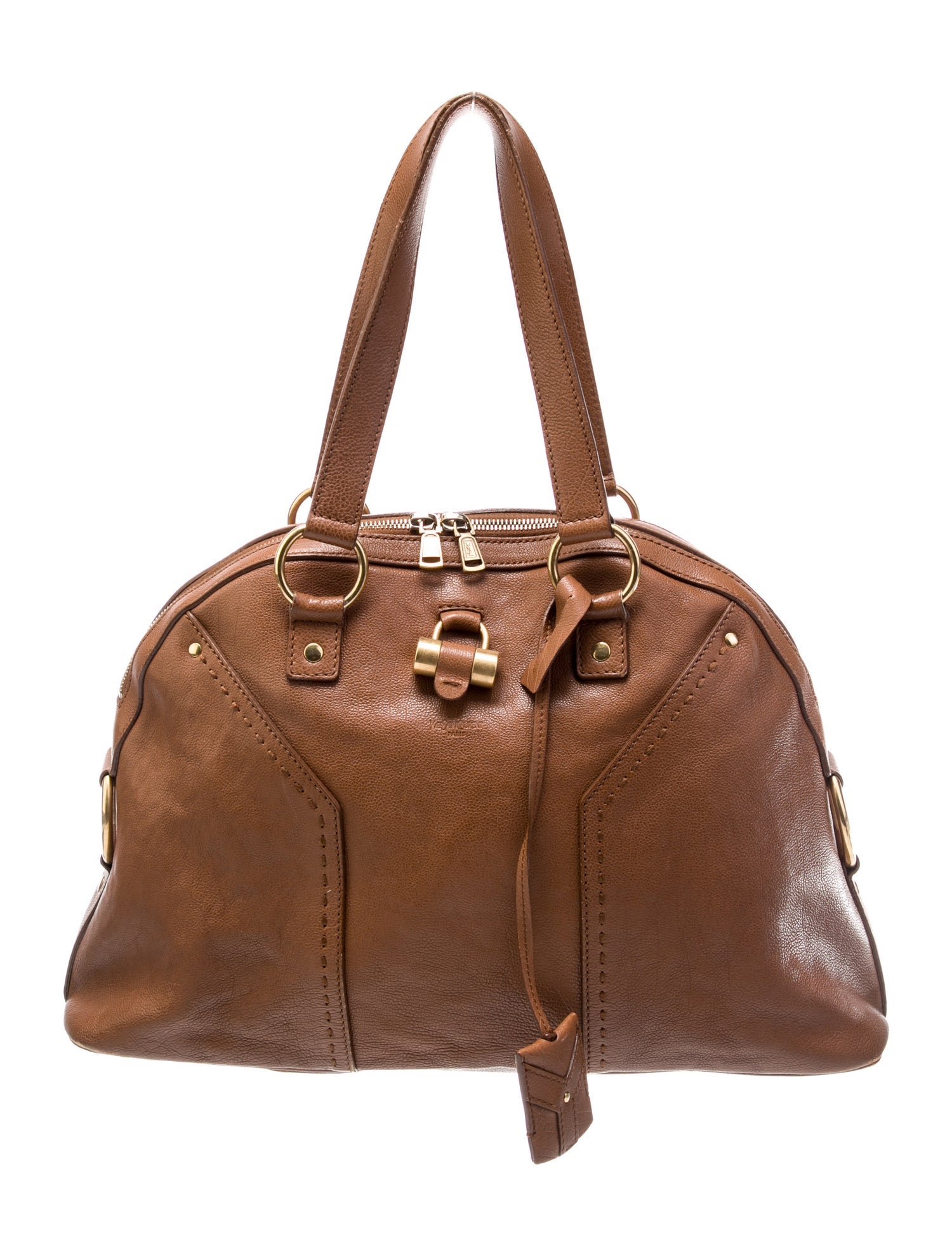 Yves Saint Laurent Leather Top Handle Bag