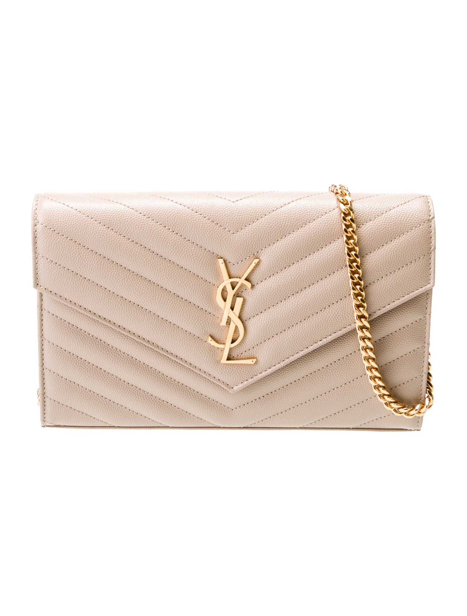 Saint Laurent Leather Clutch