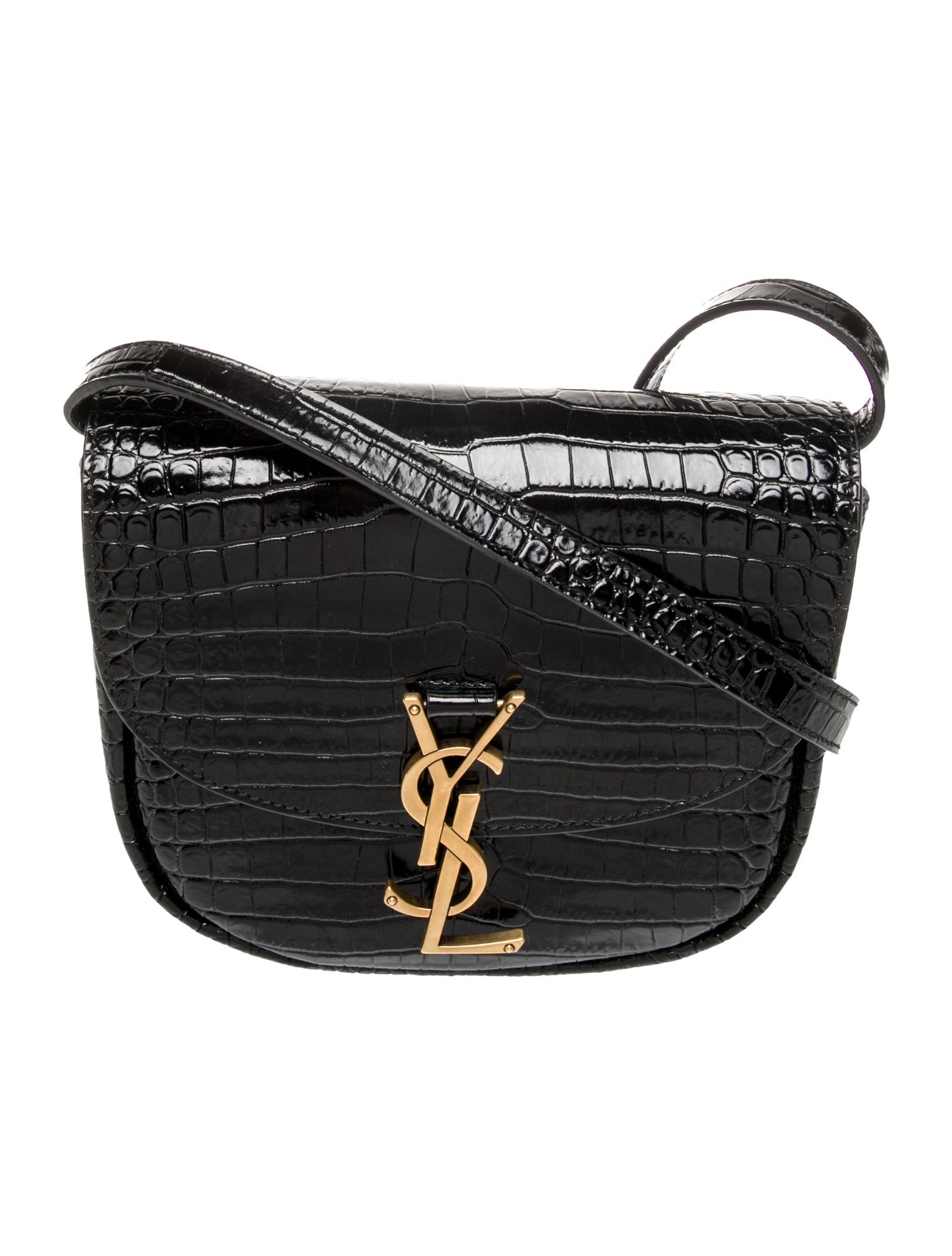 Saint Laurent Embossed Leather Kaia Small
