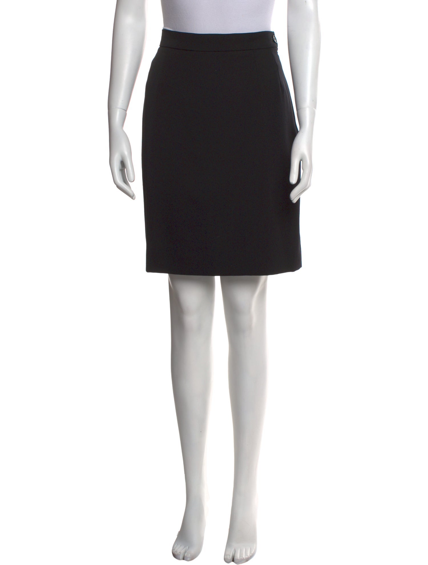 Yves Saint Laurent Wool Knee-Length Skirt