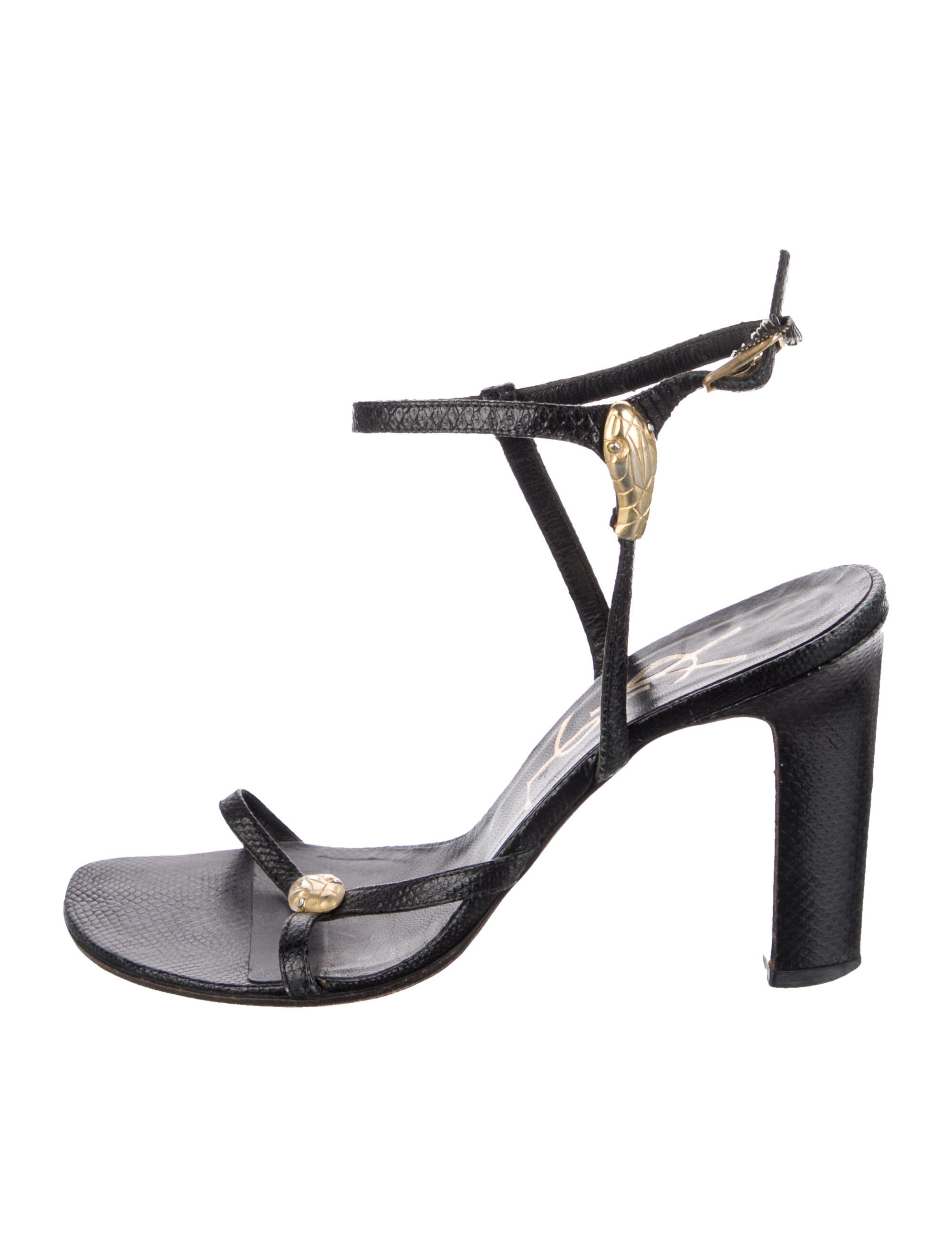 Yves Saint Laurent Leather Sandals