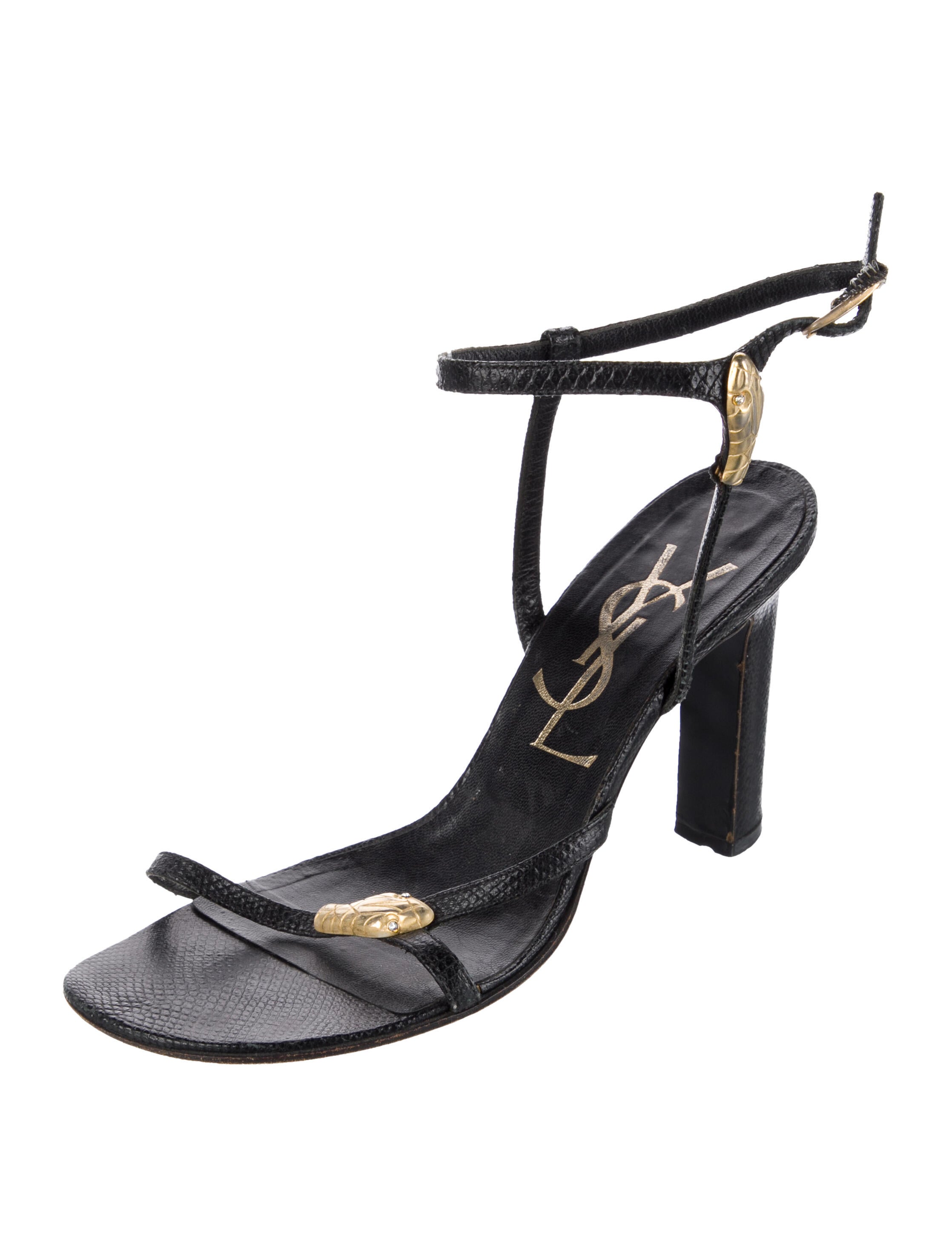 Yves Saint Laurent Leather Sandals