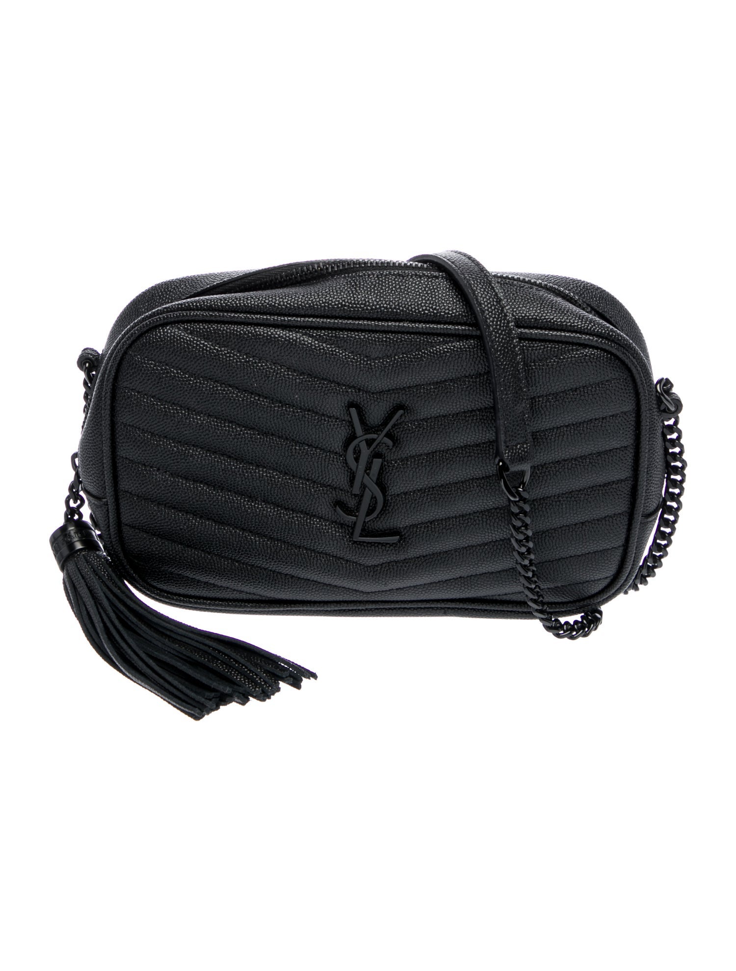 Saint Laurent Caviar Leather Lou Camera Mini