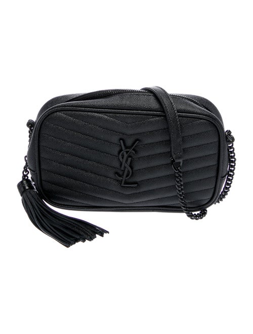 Saint Laurent Caviar Leather Lou Camera Mini