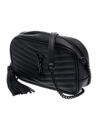 Saint Laurent Caviar Leather Lou Camera Mini