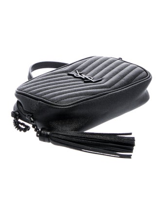 Saint Laurent Caviar Leather Lou Camera Mini