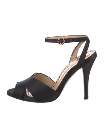 Yves Saint Laurent Satin Sandals