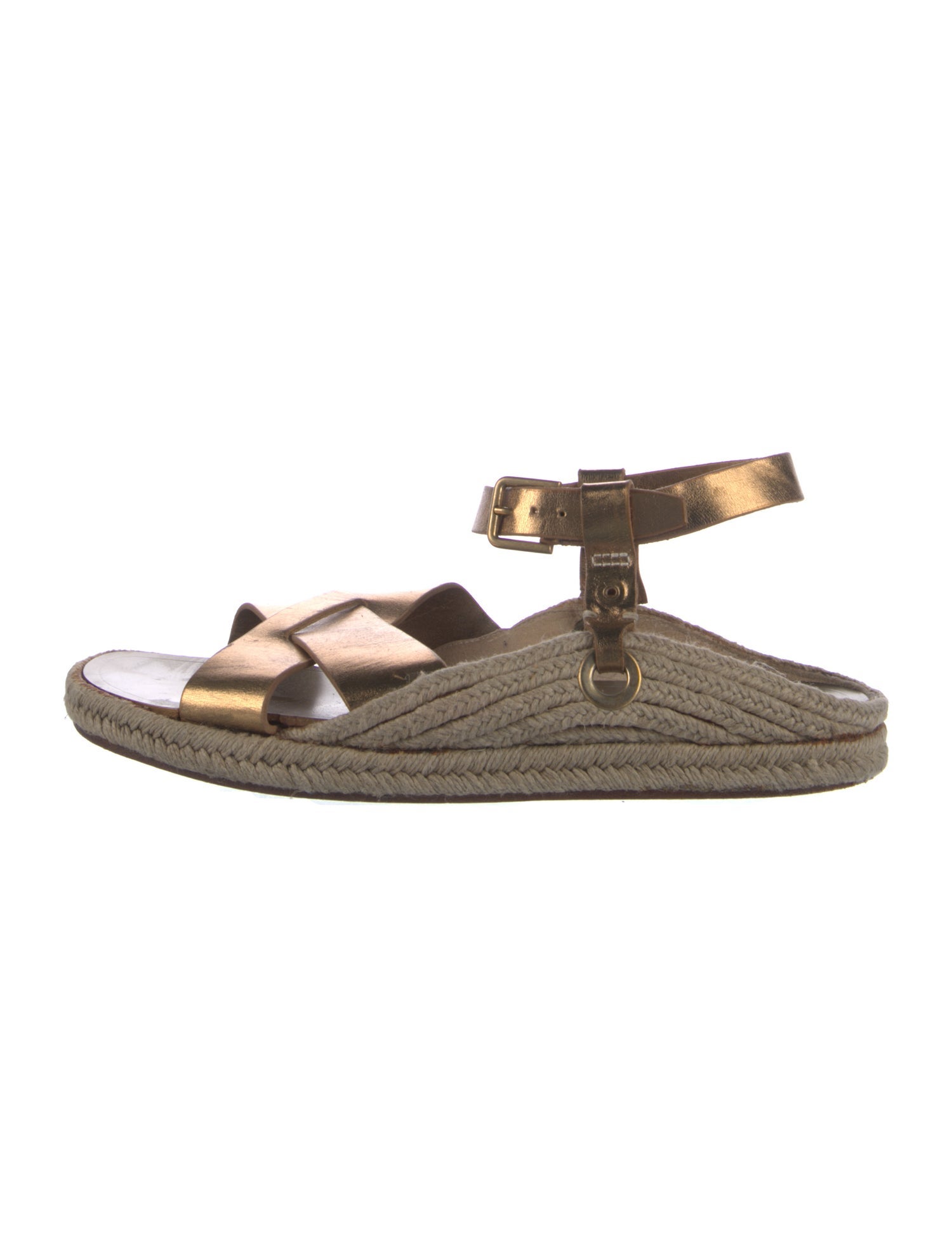 Yves Saint Laurent Leather Espadrilles