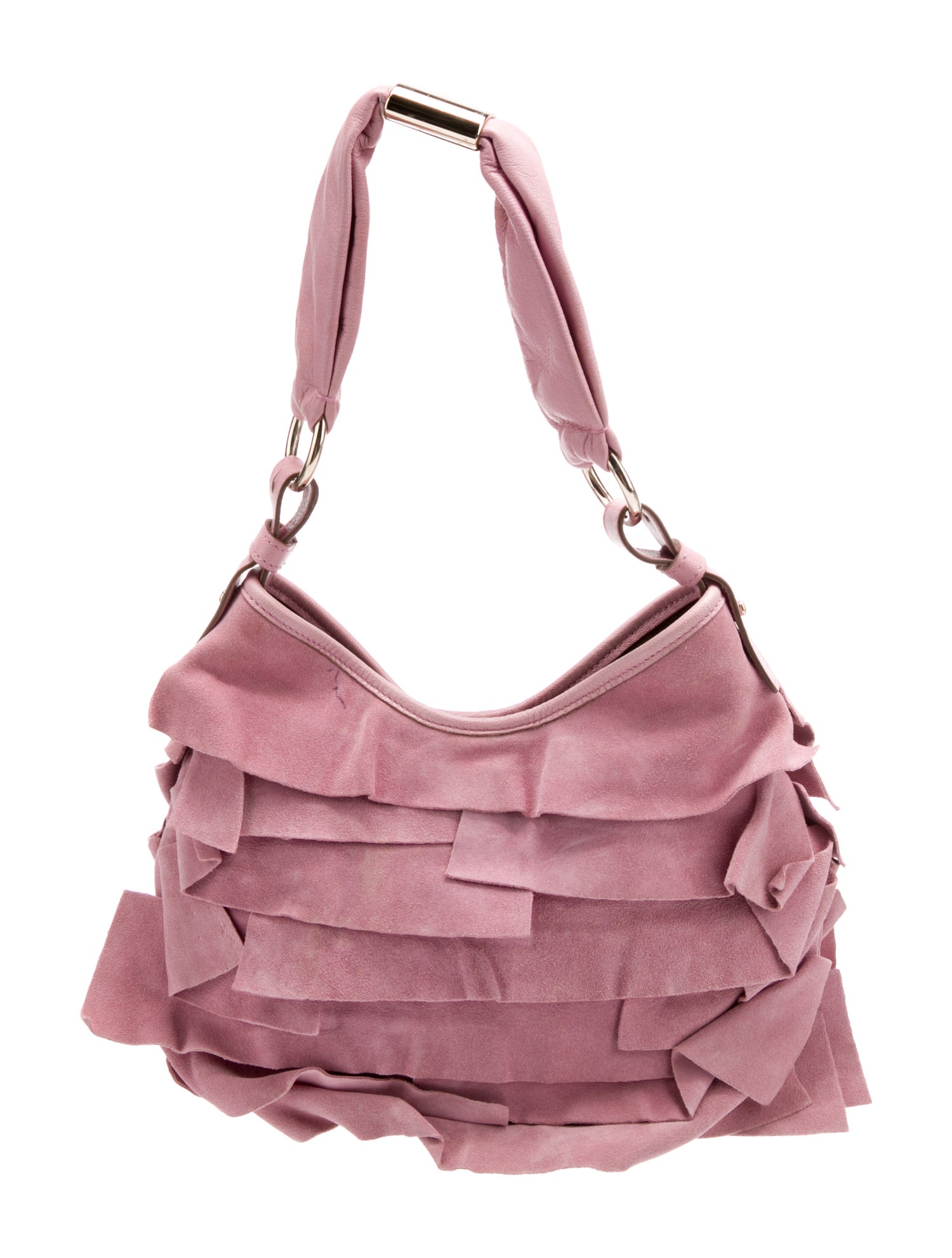 Yves Saint Laurent Suede Top Handle Bag