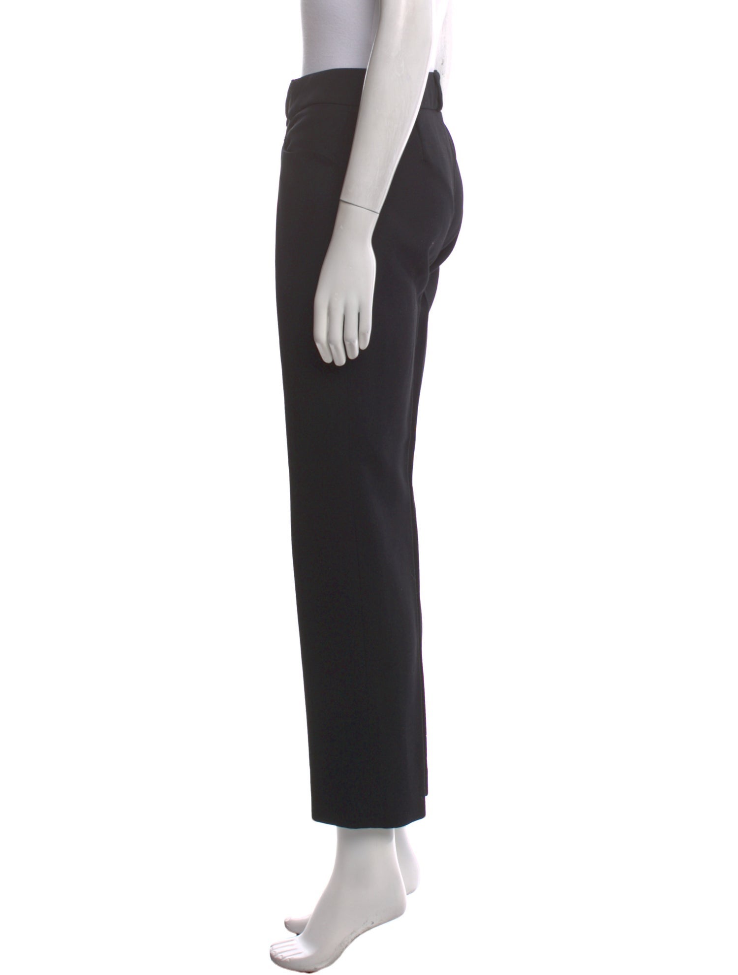 Yves Saint Laurent Wool Straight Leg Pants