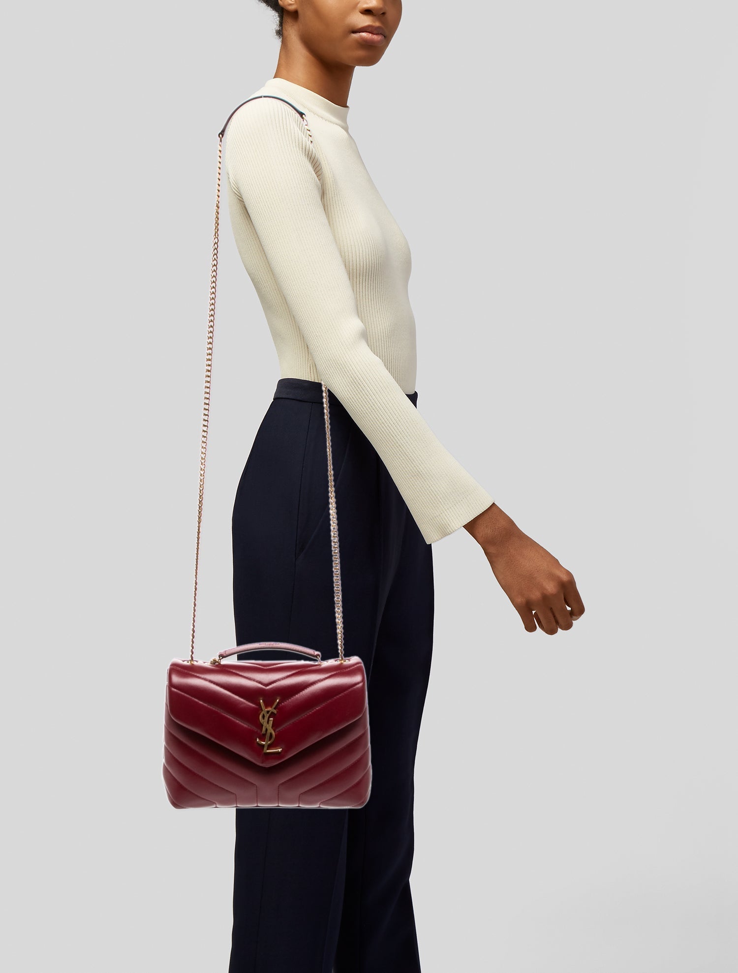 Saint Laurent Leather LouLou Small