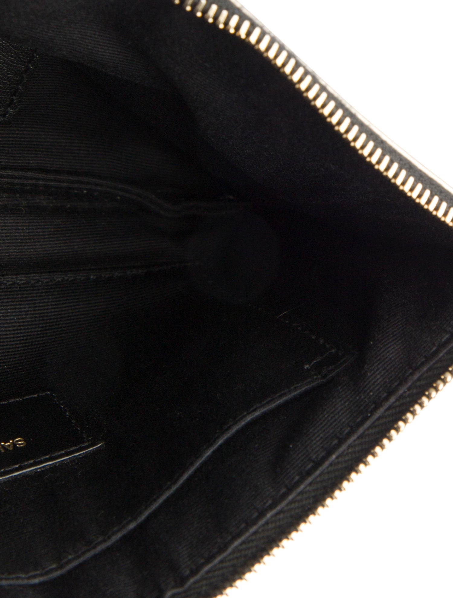 Saint Laurent Cassandre Bill Pouch Leather Continental Wallet