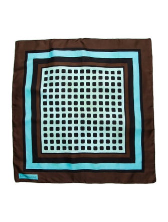 Yves Saint Laurent Suede Printed Scarf
