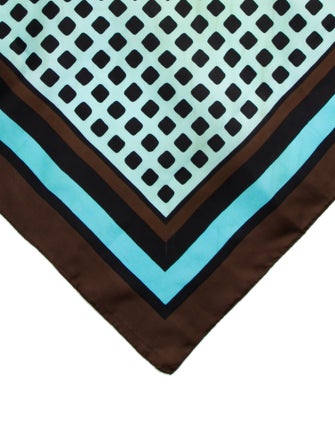 Yves Saint Laurent Suede Printed Scarf