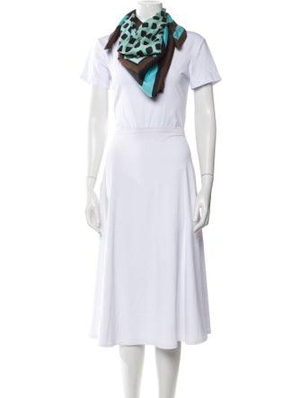 Yves Saint Laurent Suede Printed Scarf