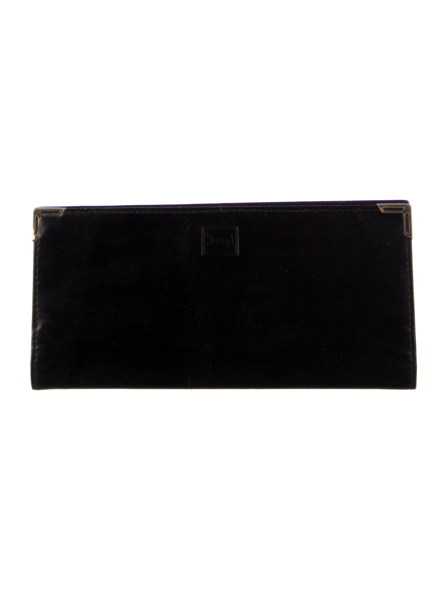 Yves Saint Laurent Leather Continental Wallet