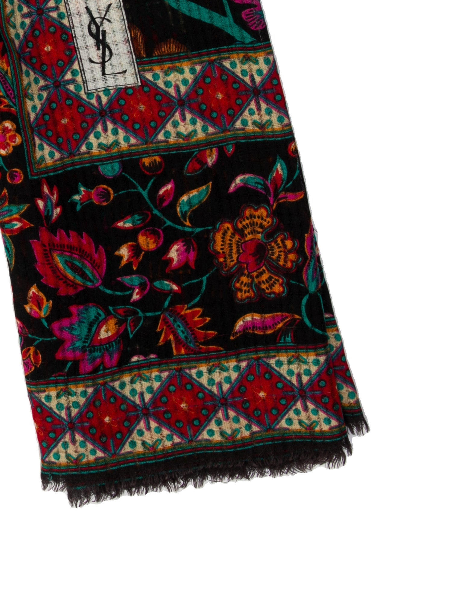 Yves Saint Laurent Printed Scarf