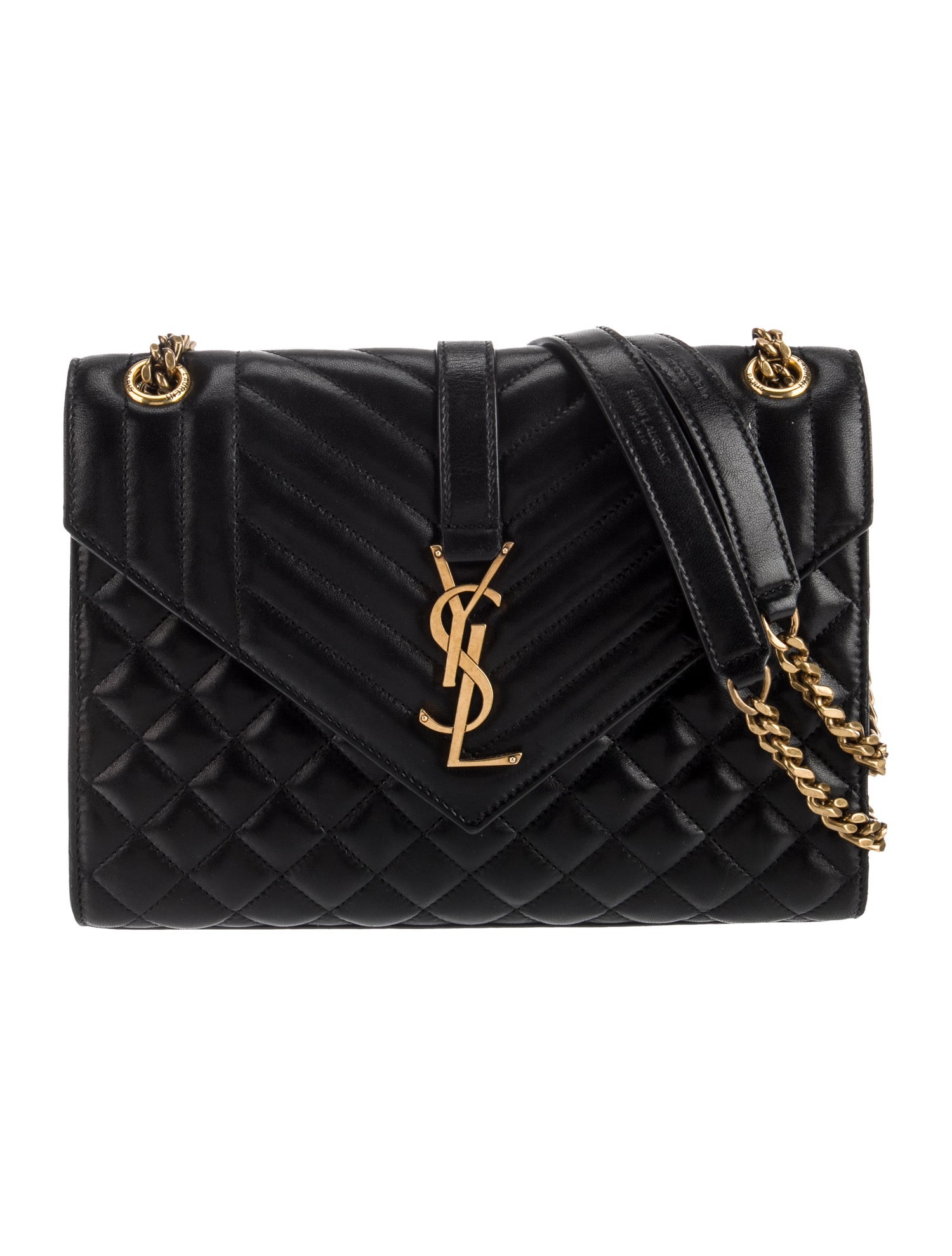 Saint Laurent Quilted Tri-Quilted Envelope Medium 2024