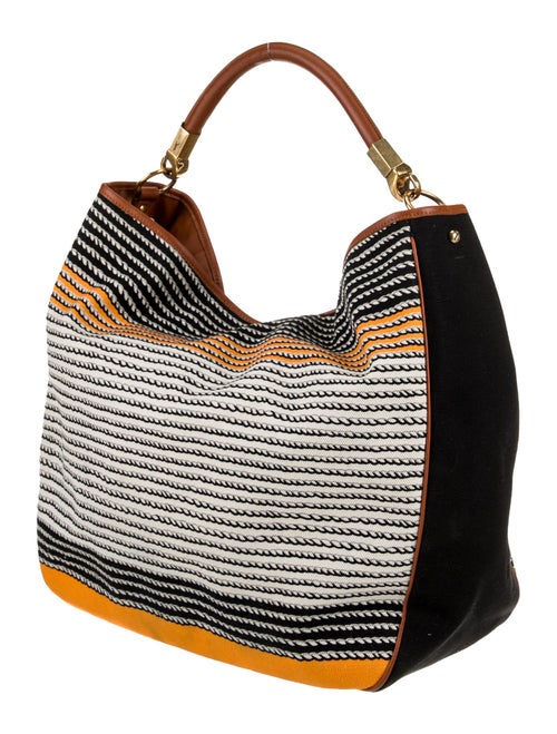 Yves Saint Laurent Canvas Top Handle Bag