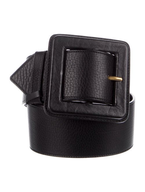 Yves Saint Laurent Wide Leather Waist Belt