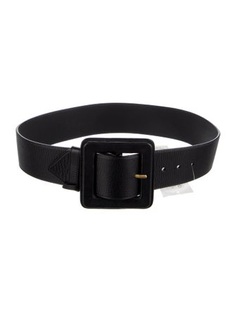 Yves Saint Laurent Wide Leather Waist Belt