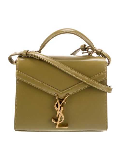 Saint Laurent Leather Cassandre Mini 2023
