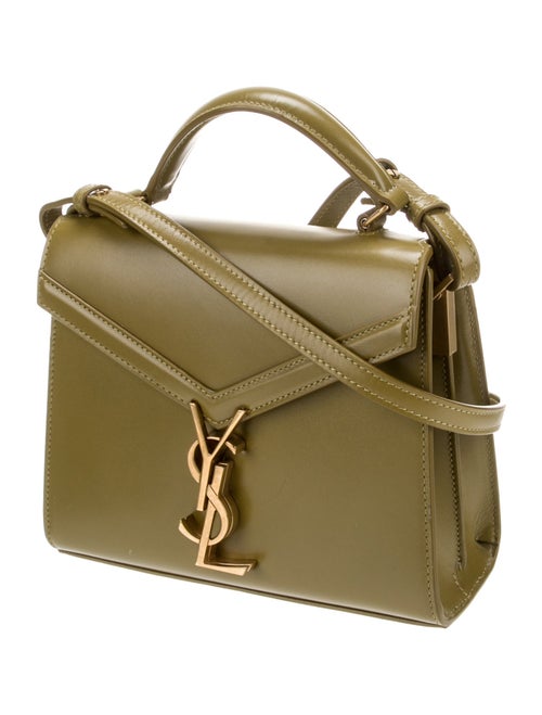 Saint Laurent Leather Cassandre Mini 2023