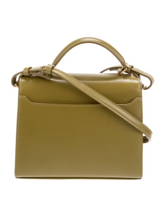 Saint Laurent Leather Cassandre Mini 2023