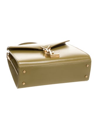 Saint Laurent Leather Cassandre Mini 2023