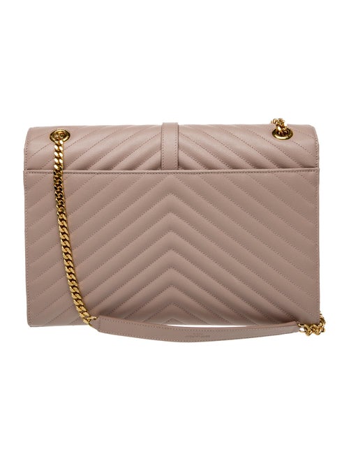 Saint Laurent Leather Envelope Large